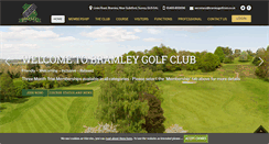 Desktop Screenshot of bramleygolfclub.co.uk